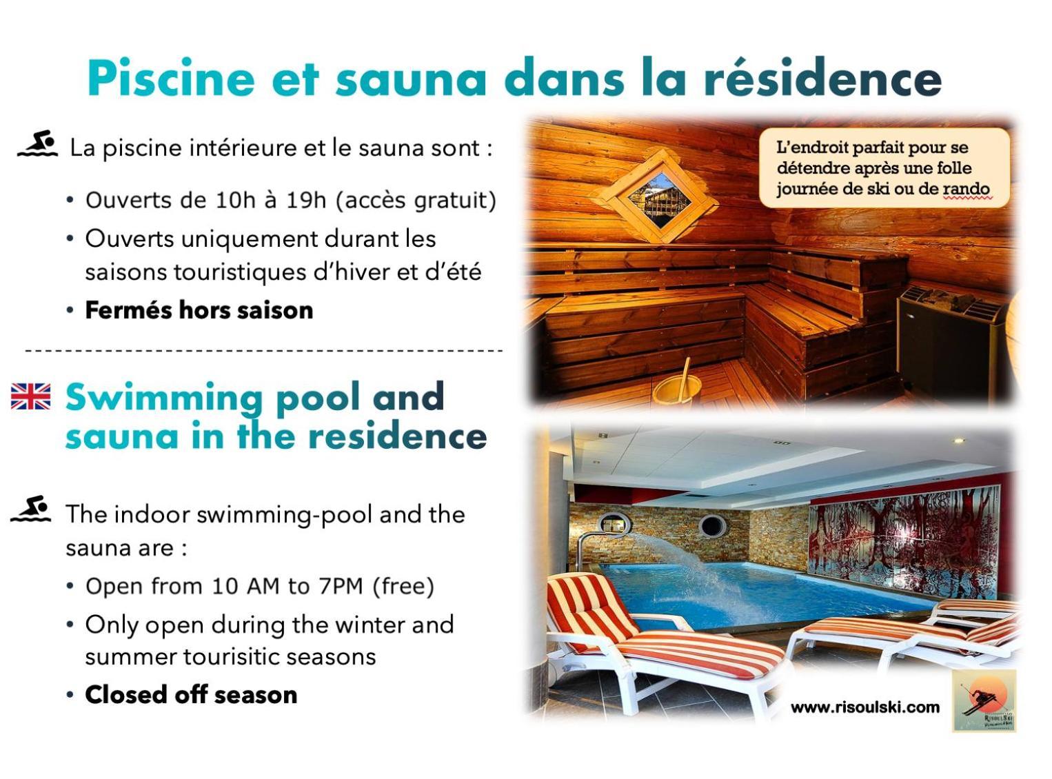 Risoulski Antares - Piscine Et Sauna エクステリア 写真